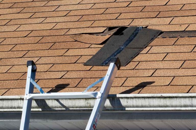 storm damage roof repair in West Little Rock