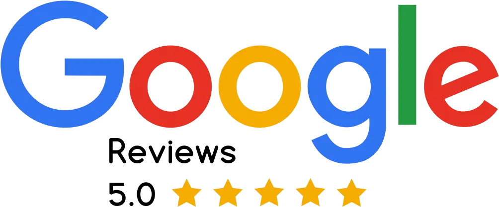 Google Reviews five star rating badge